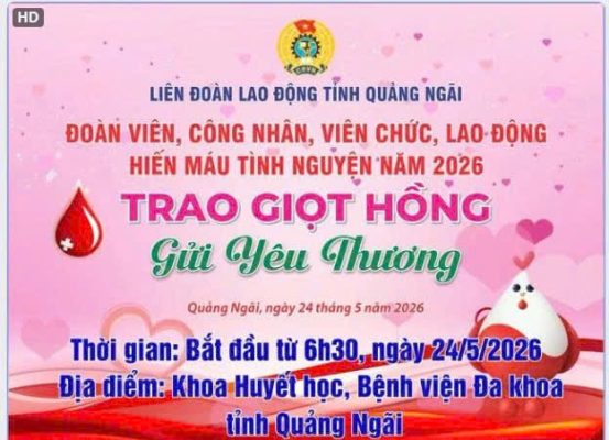 Cán bộ công nhân viên Công ty Cổ phần Đầu tư KDL - Phim Trường Vina vừa tham gia chương trình hiến máu nhân đạo, góp những giọt máu ý nghĩa để tiếp thêm hy vọng cho người bệnh cần giúp đỡ. Hoạt động diễn ra trong không khí tích cực, thể hiện tinh thần sẻ chia và sự chung tay vì cộng đồng của tập thể công ty.