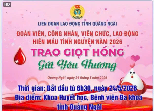 Cán bộ công nhân viên Công ty Cổ phần Đầu tư KDL - Phim Trường Vina vừa tham gia chương trình hiến máu nhân đạo, góp những giọt máu ý nghĩa để tiếp thêm hy vọng cho người bệnh cần giúp đỡ. Hoạt động diễn ra trong không khí tích cực, thể hiện tinh thần sẻ chia và sự chung tay vì cộng đồng của tập thể công ty.
